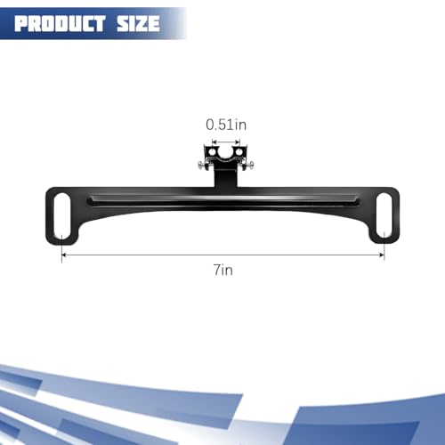 Car Rear View Camera License Plate Bracket, Anti-Rust Vehicle License Plate Back up Camera Mount, Automotive Dashcam Mirror Reverse Rear Installation Holder, Universal for Vehicles