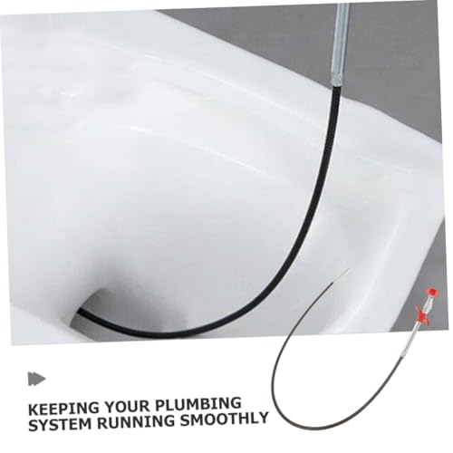 Spring Dredging Tool Fast Blockage Removal Versatile Materials Household Use Easy to Operate Drain Cleaning Brush Pressure-type Cleaning Hook Kitchen Bathroom Restaurant