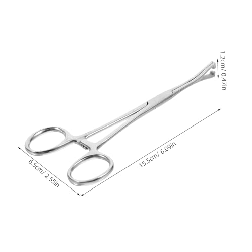 VICASKY Reptile Feeding Tongs Stainless Steel Tweezers for Safe Feeding Long Handle Gentle Grip for Snakes Lizards Animals Food Clip Tool for Terrarium