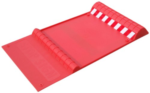 MAXSA 37359 Park Right Parking Mat for Perfect Garage Parking, Red - color: Red