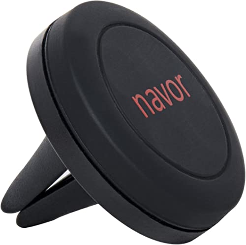 Navor Universal Air Vent Magnetic Car Mount in Black for iPhones and Android Devices - color: Black(1 Pack)