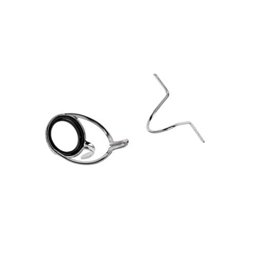Fly Rod Guide Set Fishing Tip Repair Kit 9FT 4-6WTHard Snake Guide Tip Hook DIY Eye Rings Different Size