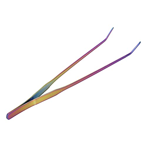 Aquarium Tweezers, Feeding Tongs 27cm Stainless Steel Long Tweezer Planted Tongs Feeding Tools Long Tweezers for Aquatic Plants, Reptile, Snakes, Lizards, Feeder (27cm