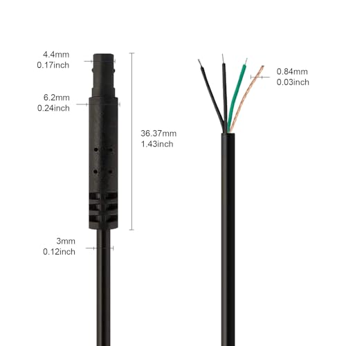 JOMISE 33ft Extension Rear Cable for A80 Dash Cam