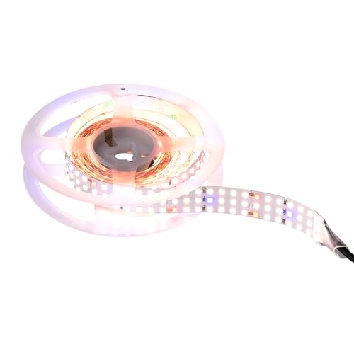 16.4FT LED Plant Grow Light, 2100LEDs Full Spectrum Grow Lamp with High PPFD, 24V 120W Cuttable Plants Growing Light Strip Flexible Self Adhesive for Seedlings Veg Flower - size: 16.4FT