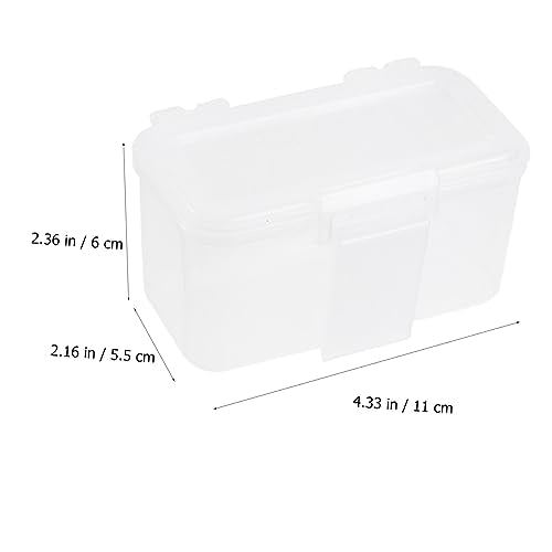 BESPORTBLE 2pcs Breathable Worm Breeding Box for Reptile Feeding Multi-Purpose Box Lid