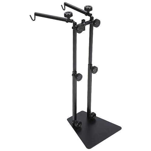 Reptile LAMP Stand Adjustable Metal Light Stand for Terrarium Double Hook