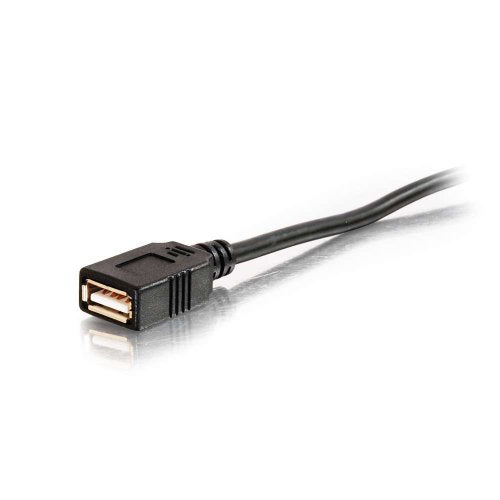 C2G 38999 USB Active Extension Cable - USB 2.0 A Male to A Female Cable, Center Booster Format, Black (39.4 Feet, 12 Meters) - color: Black, size: 39.4 Feet, style: USB A Male to A Female