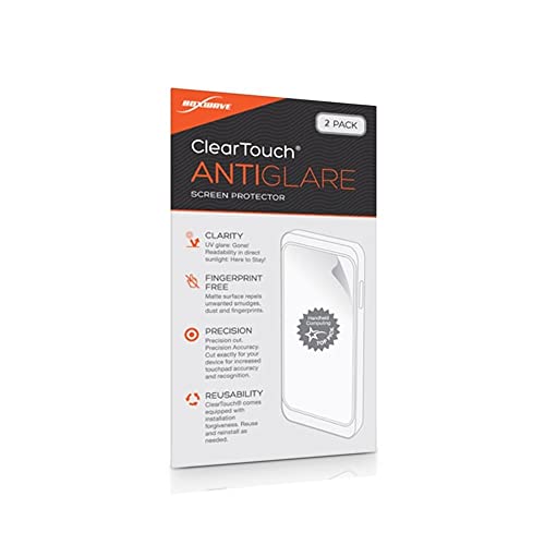 BoxWave Screen Protector Compatible with Eonon X3 QLED Linux Double Din Car Stereo (7 in) - ClearTouch Anti-Glare (2-Pack), Anti-Fingerprint Matte Film Skin