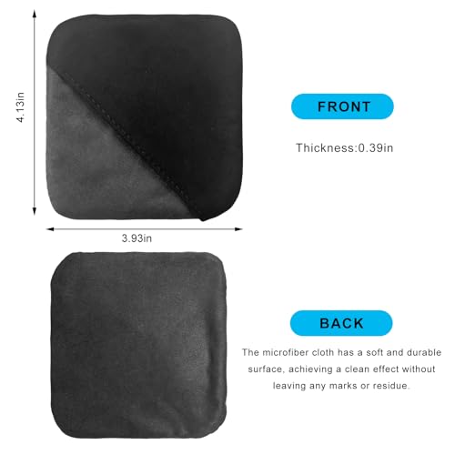 Ohleats Car Screen Cleaner, Microfiber Cleaning Pad, Square - color: Square,1Pcs