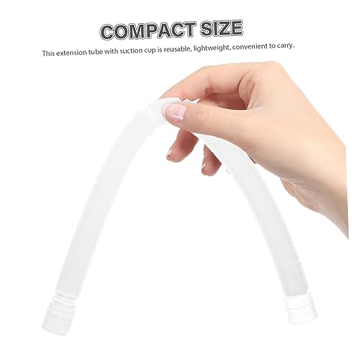 INOOMP Reptile Humidifier Extension Tube 16.33 in Flexible Hose with Suction Cups Humidifier Replacement Hose for Terrarium Vivarium Reptile Mister Accessories