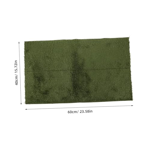 Reptile Carpet Terrarium Liner Moisture Retaining Faux Grass Mat for Snakes Tortoises and Frogs Easy-Clean Substrate for Terrariums - size: 60.00X40.00X0.50CM