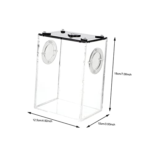 Reptile Tank Accessories Acrylic Cage for Breeding Box Observation Window