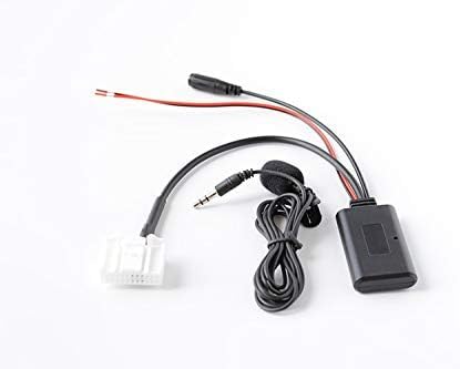 Bluetooth AUX Adapter Wireless Audio Phone Call Hands Free Microphone for Subaru Outback Legacy 6-disc CD Player