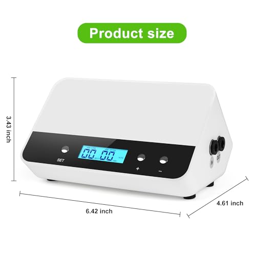 Reptile humidifier, LCD with Timing Function, time Length and Interval can be Set, Reptile Spray System with 6 Spray nozzles,misting System for Reptiles of Amphibians, Tanks, Paludarium