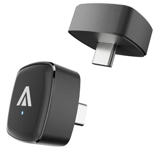 D7 Mini USB C Wireless CarPlay Android Auto Adapter 2in1 Alloy Shell - style: USB-C