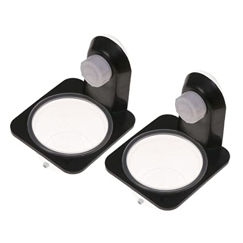 BESPORTBLE 3pcs Reptile Food Bowl Reptile Water Dish Feeder Bowl Turtle Feeding Dish for Lizards Easy to Clean Suction Cup Design - size: Size 4