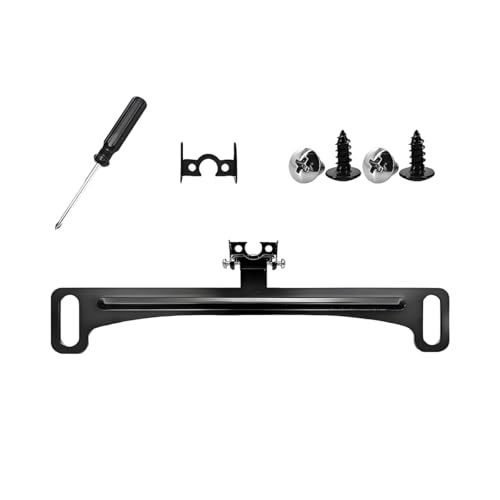 Car Rear View Camera License Plate Bracket, Anti-Rust Vehicle License Plate Back up Camera Mount, Automotive Dashcam Mirror Reverse Rear Installation Holder, Universal for Vehicles