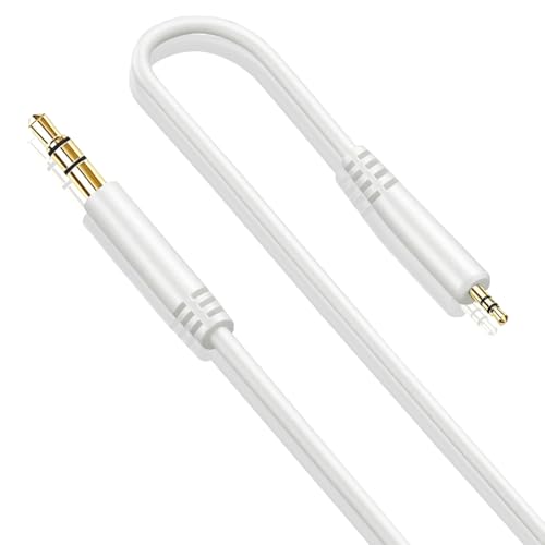 Bose Headphones Replacement Audio Cable Cord Aux 3.5mm to 2.5mm Wire-No Mic - color: White