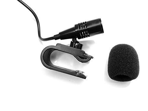 FingerLakes 3.5mm Portable Car External Microphone Mic DVD Radio Laptop Stereo Player Head Unit with 3m Cable Plug and Play