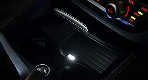iJDMTOY USB Mini LED Car Interior Ambient Atmosphere Accent Lighting Kit - color: White