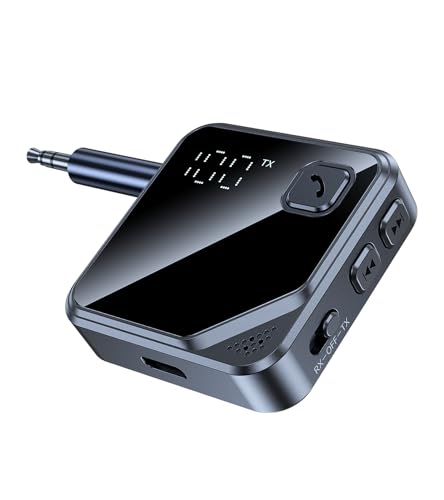 Bluetooth Transmitter Receiver for TV & Airplane AUX Adapter