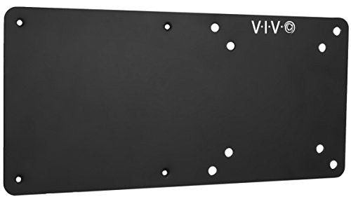 VIVO Steel Arm Bracket Holder for Intel NUC, Back of Monitor VESA Metal Plate Mount Extension, Black, MOUNT-VESA01