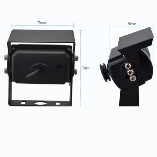 12V-24V Rearview Backup Camera w/ 15M AV Cable & 18 IR LEDs Night Vision