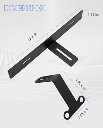 for Jeep Spare Tire License Plate Relocation Bracket Holder Compatible with 2007-2021 Jeep Wrangler JK JKU JL JLU, Black - size: For Jeep JK JL Spare Tire