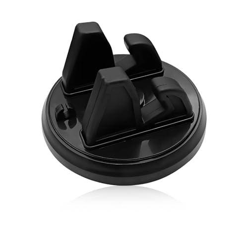Universal Non-Slip Dashboard Stand 360 Rotatable Car Phone Holder Mount for Smartphones for Easy Navigation in Car and Home Center Console or Desktop Black
