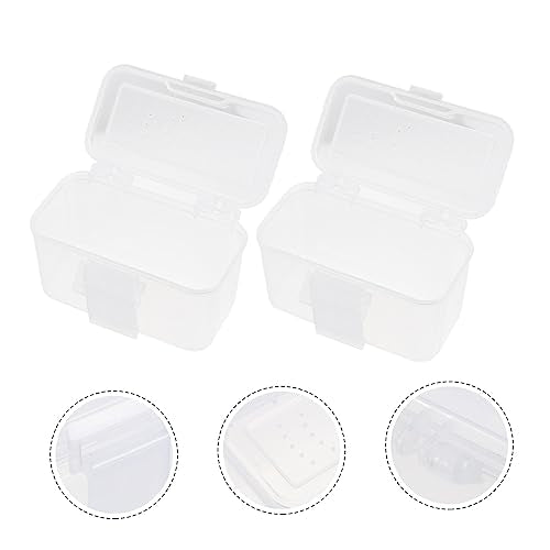 BESPORTBLE 2pcs Breathable Worm Breeding Box for Reptile Feeding Multi-Purpose Box Lid