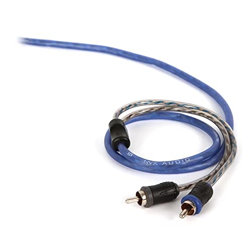 NVX® 6.56 ft (2 Meter) 2-Channel Car Audio RCA Audio Interconnect Cable - size: 2 Channel-7 ft.