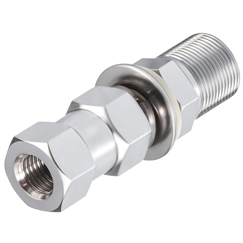 CB Antenna Adapter Standard 3/8 X 24 Thread SO239 Female Stub Mount Heavy-Duty Connector Universal UHF for CB Ham Radio Antenna - style: 1PC
