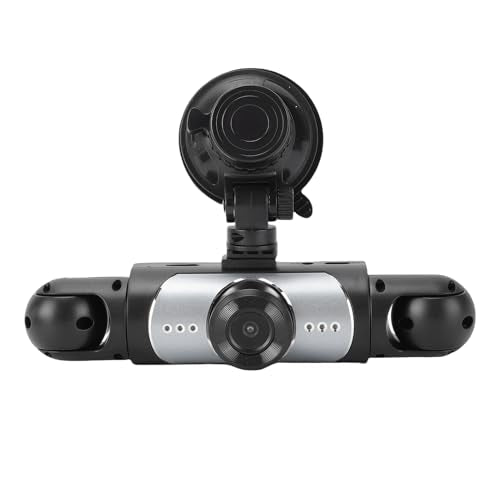 Dash Cam for Cars, 360 Degree View with 3.16 Inch Screen 170 Degree Wide Angle 4 Lenses G Sensor Loop Recording 24H Parking Mode, for Family Taxi Fleet Vehicles