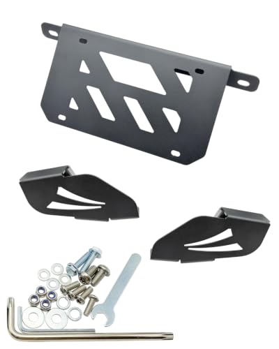 License Plate Holder for Bronco, Steel Front License Plate Frame No-Drilling License Plate Bracket Compatible with Ford Bronco 2026 2025 2024 2023 2022 2021 Standard Plastic Bumper Bronco Accessories - size: For Bronco Standard Bumper