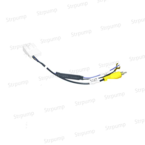 for Toyota Camry RAV4 Highlander OEM Car Parking Reverse Rearview Backup Camera RCA Video Retain Cable Adapter Plug Output 16 Pin