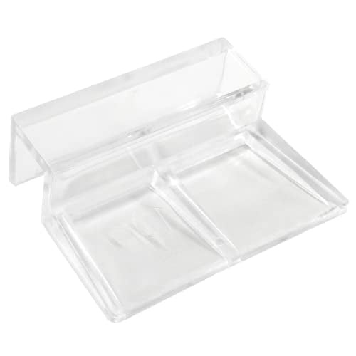 12 Pack Aquarium Lid Clips DIY Aquarium Lid Holder Clear Acrylic Fish Tank Support 10MM Aquarium Glass Holder(10MM) - size: 10MM