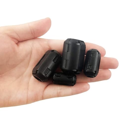 Clip-on Ferrite Choke Core 20 Pcs - Ferrite Bead RFI EMI Noise Suppressor