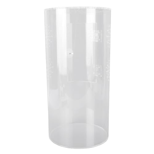 Zunate Acrylic Reptile Enclosure, Transparent Terrarium for Jumping Spiders, Front Opening Design with Excellent Ventilation and Rugged Build