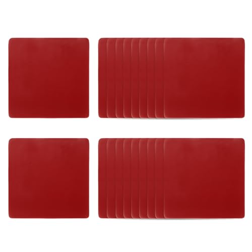 20 Pcs Double Sided Adhesive Pads, 2.36" x 2.36" Dash Cam Sticky Pads Self-Adhesive Square Mounting Foam Tape Waterproof & Heat Resistant for Car Walls Picture Home Decor, Red - size: 2.36" x 2.36"
