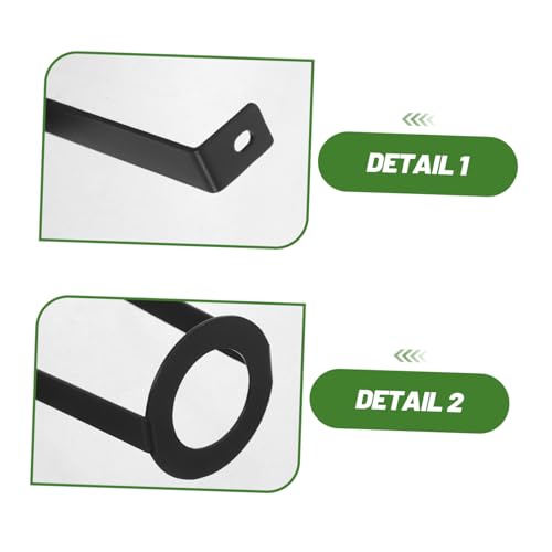 2pcs Reptile Basking Lamp Stand Metal Holder with Adjustable Angle Design and Secure Clamping Mechanism for Aquarium and Terrarium Basking Lighting