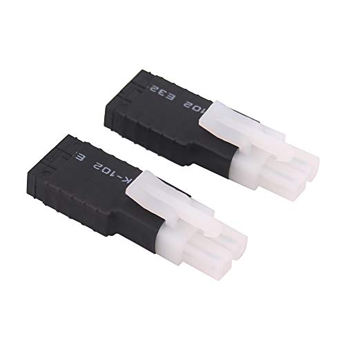 3pcs Compatible with TRX Style Female to plug for Big Tamiya Male Connector Adapter(C64-3)