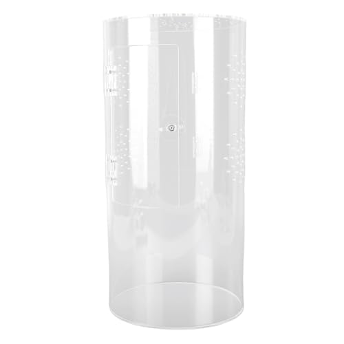 Generic Transparent Jumping Spider Enclosure Rugged Vertical Terrarium for Lizard Enthusiasts, 1 Tall Arboreal Tarantula Enclosure