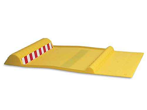 MAXSA 37356 Park Right Parking Mat for Perfect Garage Parking, Yellow - color: Yellow