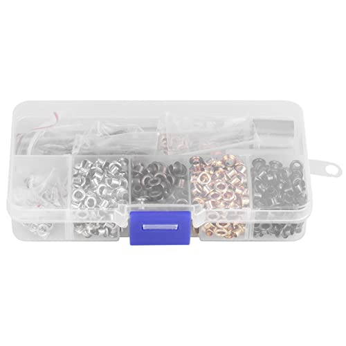 Moofey 3mm Leather Grommet Kit, 420 PCS Eyelets and Grommets with 3 Tools