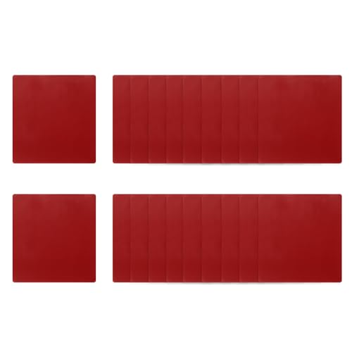 20 Pcs Double Sided Adhesive Pads, 0.98" x 0.98" Dash Cam Sticky Pads Self-Adhesive Square Mounting Foam Tape Waterproof & Heat Resistant for Car Walls Picture Home Decor, Red - size: 0.98" x 0.98"