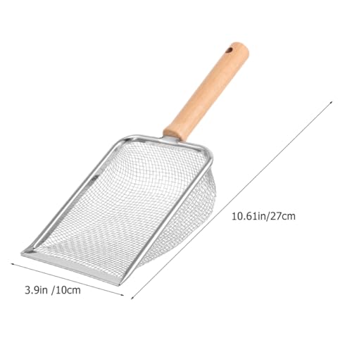 Happyyami Reptile Litter Scoop and Handle for Pet Waste Reptile Terrariums Sifting Litter for Tortoises Lizards and Animals
