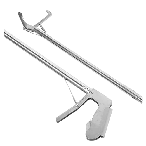 Stainless Steel Snake Catcher Clip Folding Grabber Tool for Garden Wildlife Lightweight Snake Tong Lock Easy to Use Crabs Eels and More