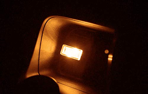 iJDMTOY USB Mini LED Car Interior Ambient Atmosphere Accent Lighting Kit - color: Amber