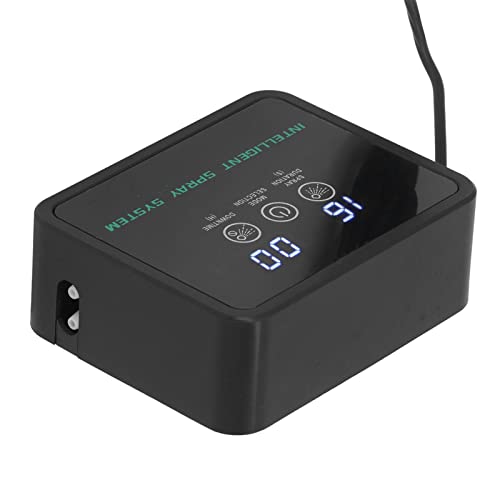 Humidifier Smart, Reptile Misting System Atomizer ABS Plastic E Ic Terrariums for Automatic with Timer Reptiles 360 Degree Rotatable Nozzle Fogger
